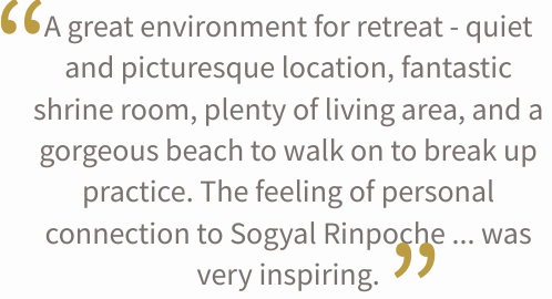 Feedback on Retreat Centre