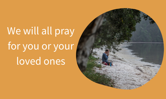 Let us pray for you