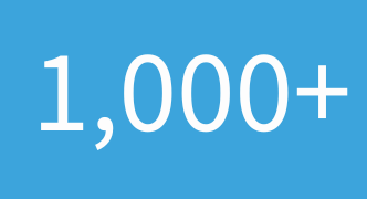 More than 1000 people helped